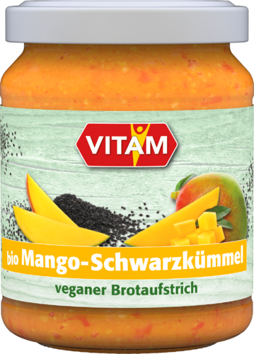Mango-Schwarzkümmel Brotaufstrich - bio
